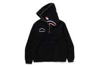 BAPE X NBHD - TWO FACE HALF ZIP PULLOVER HOODIE