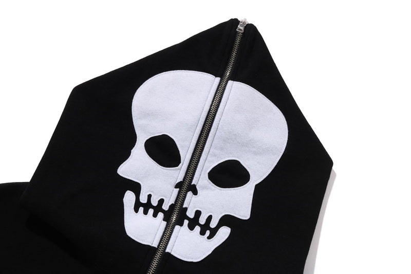 BAPE X NBHD - TWO FACE HALF ZIP PULLOVER HOODIE