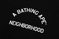 BAPE X NBHD - TWO FACE HALF ZIP PULLOVER HOODIE