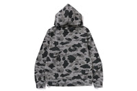BAPE MENS COTTON GRAY CAMO PULLOVER HOODIE