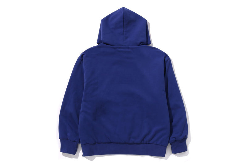 BAPE MENS COTTON HEAD PRINT COLLEGE PUFFY RELAXED FIT PULLOVER HOODIE