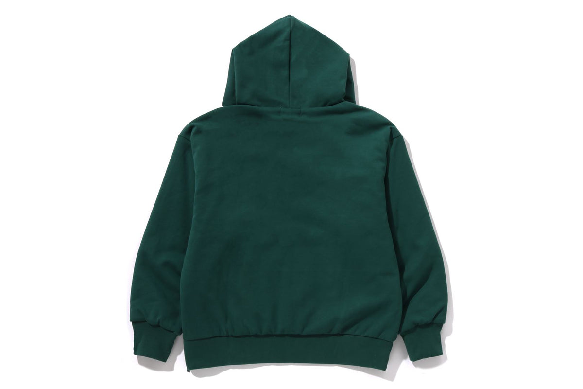 BAPE MENS COTTON HEAD PRINT COLLEGE PUFFY RELAXED FIT PULLOVER HOODIE