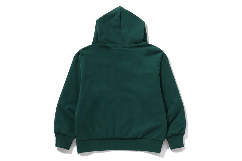 BAPE MENS COTTON HEAD PRINT COLLEGE PUFFY RELAXED FIT PULLOVER HOODIE