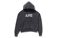 PIGMENT DYED OVERSIZED PULLOVER HOODIE LADIES