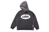 BAPE X KAZUKI LOGY HALF ZIP SHARK RELAXED FIT PULLOVER HOODIE