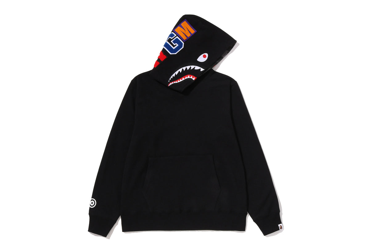 COLOR CAMO SHARK PULLOVER HOODIE