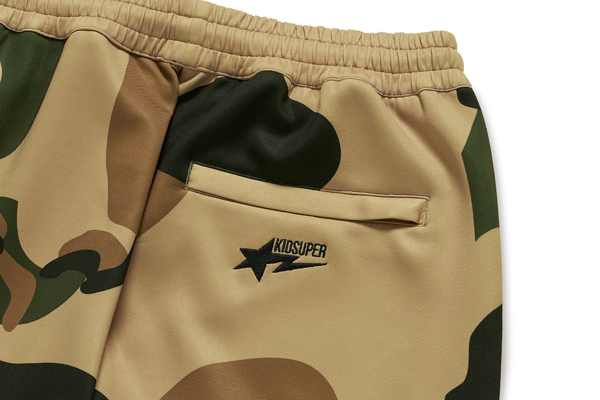 BAPE X KIDSUPER PATCHWORK TRACKPANTS