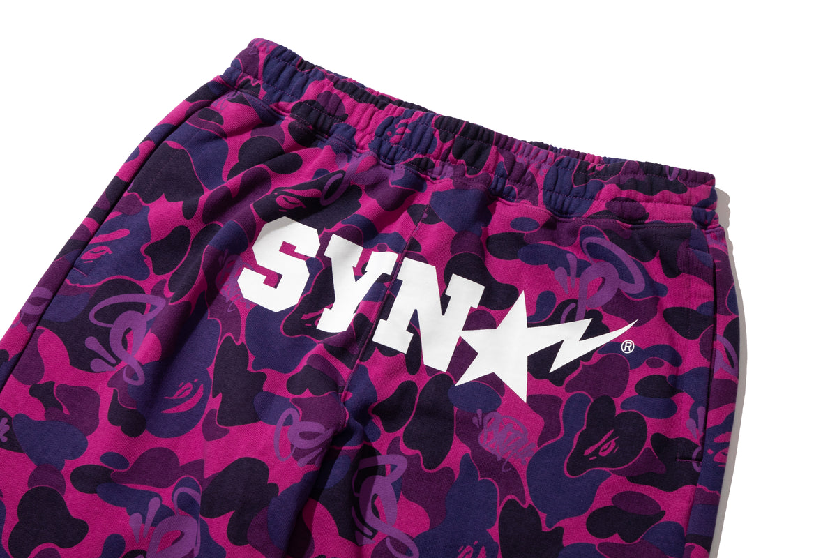BAPE X SPOTIFY BY CENTRAL CEE CAMO RELAXED FIT SWEATPANTS