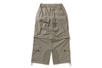 HEAVY WASHED MULTI POCKET RELAXED FIT CARGO PANTS
