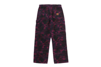COLOR CAMO RELAXED FIT WORK PANTS