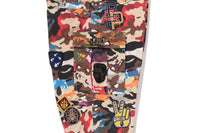 HYBRID CAMO MULTI BADGE CARGO PANTS