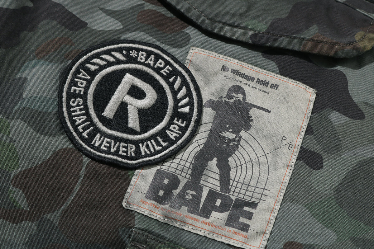 HYBRID CAMO MULTI BADGE CARGO PANTS