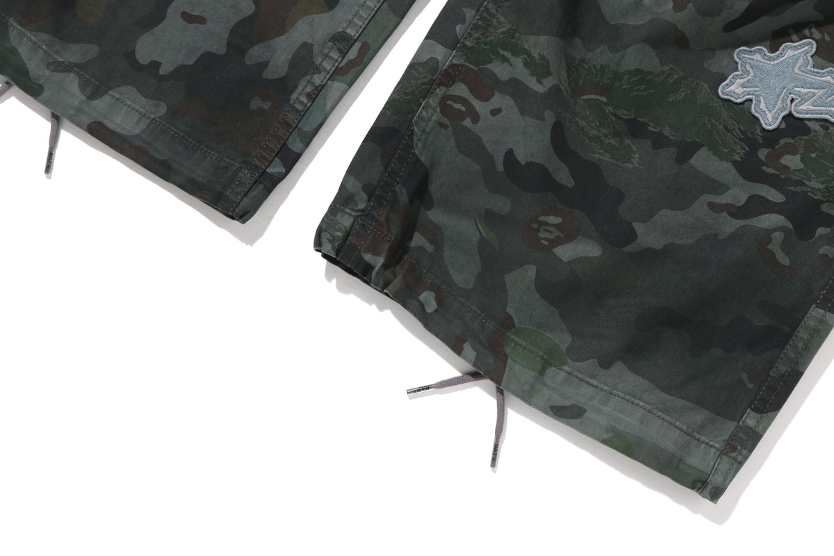 HYBRID CAMO MULTI BADGE CARGO PANTS