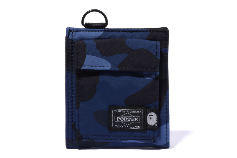 BAPE X PORTER COLOR CAMO WALLET