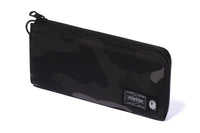 BAPE X PORTER COLOR CAMO LONG WALLET
