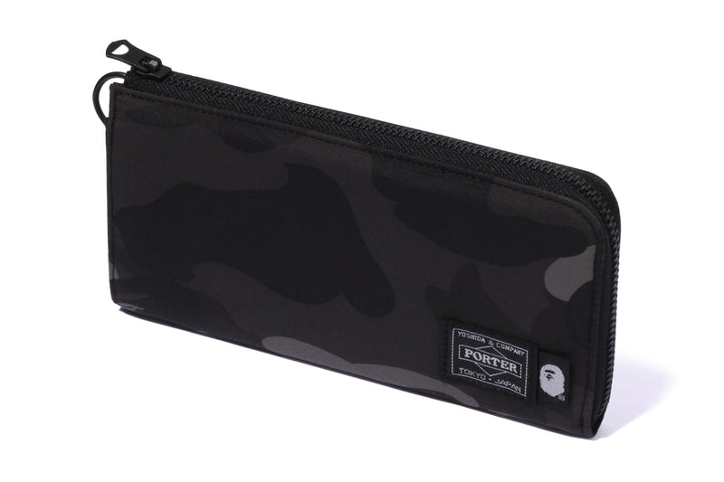 BAPE X PORTER COLOR CAMO LONG WALLET
