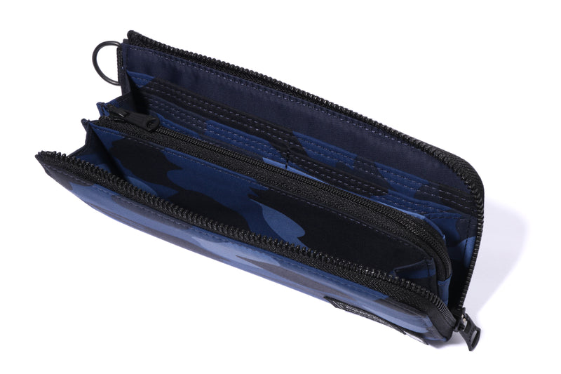 BAPE X PORTER COLOR CAMO LONG WALLET