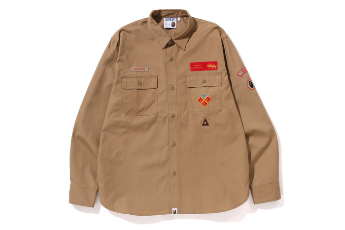 BAPE RELAXED FIT BOYSCOUT SHIRT