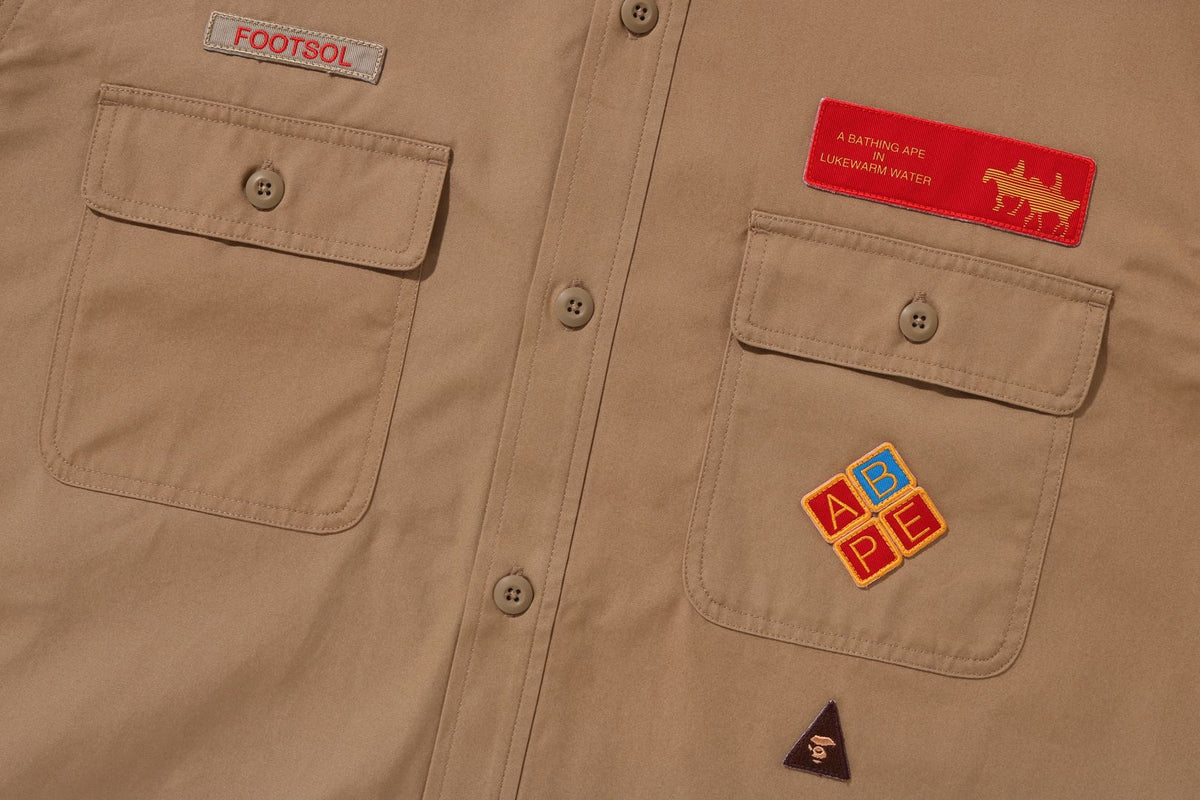 BAPE RELAXED FIT BOYSCOUT SHIRT