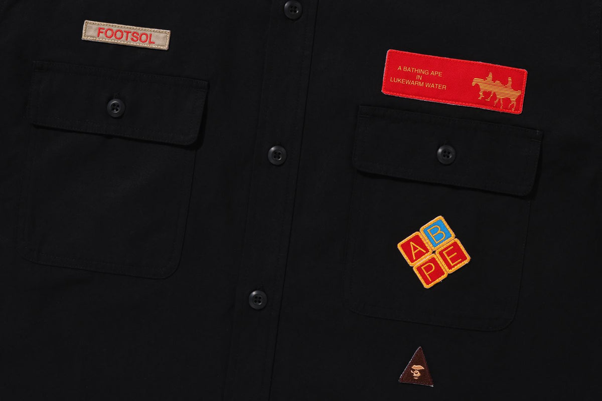 BAPE RELAXED FIT BOYSCOUT SHIRT
