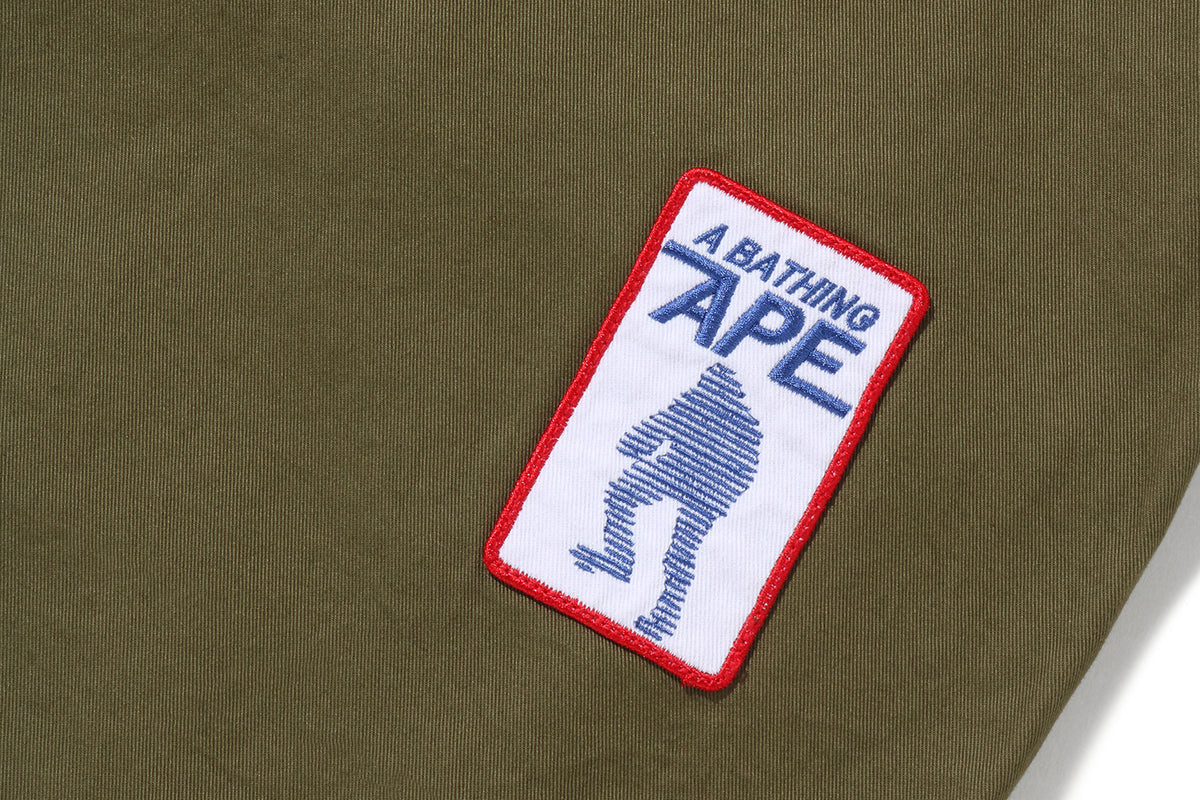 MULTI MOTIF RELAXED ARMY LS SHIRT