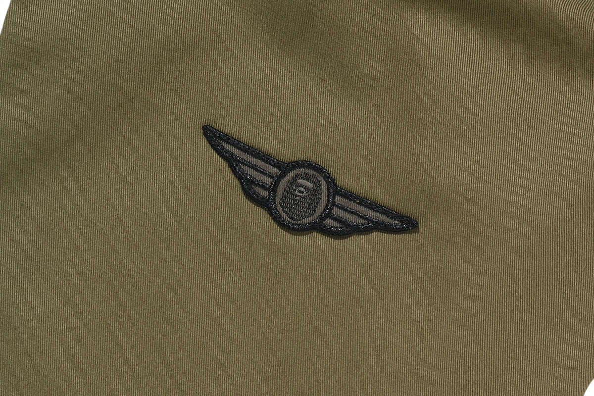 MULTI MOTIF RELAXED ARMY LS SHIRT