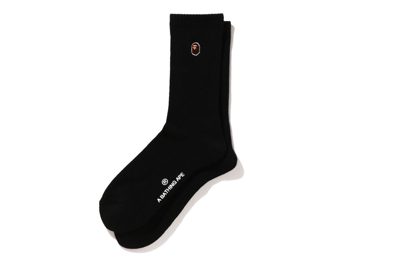 BAPE MENS APE HEAD ONE POINT SOCKS