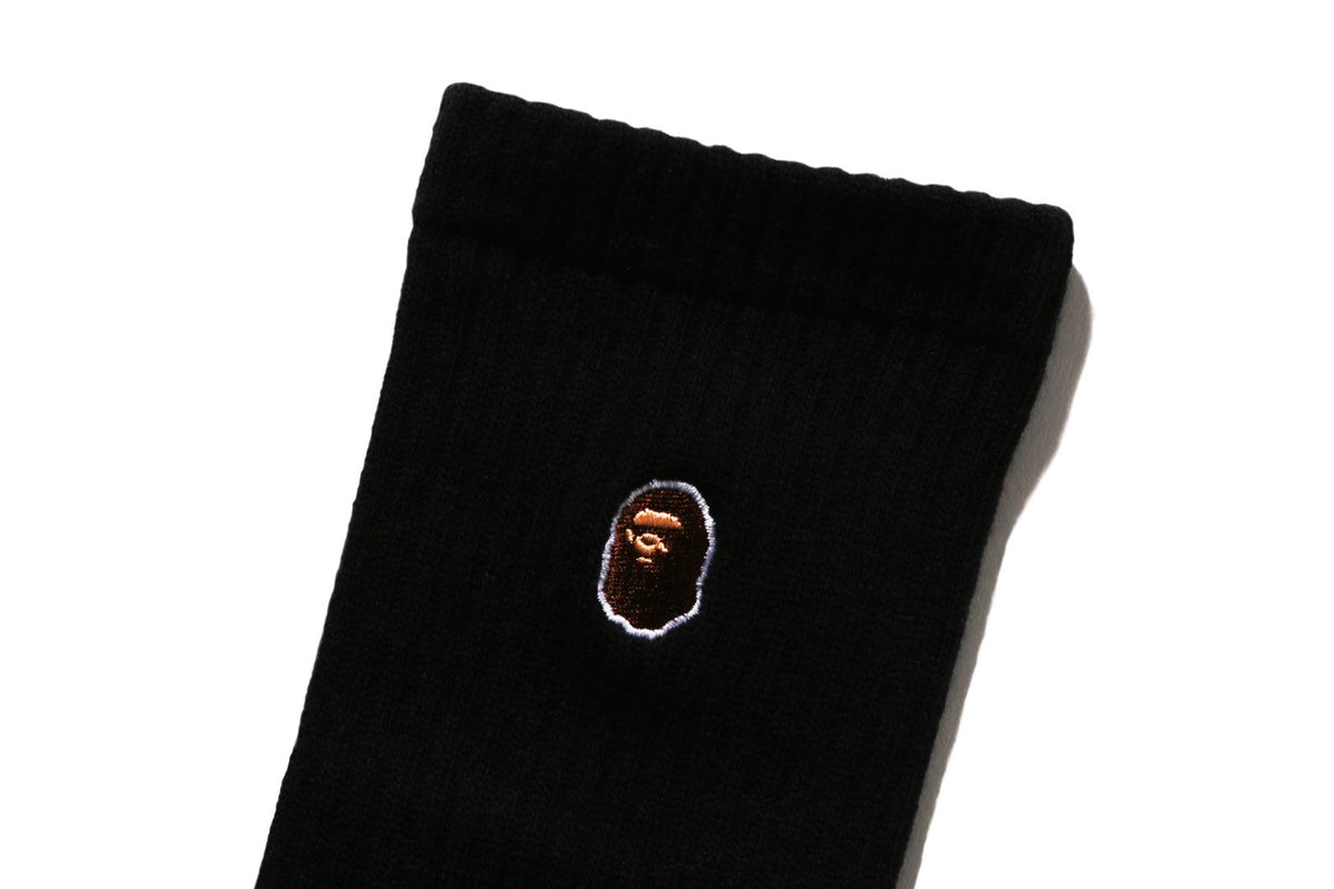 BAPE MENS APE HEAD ONE POINT SOCKS