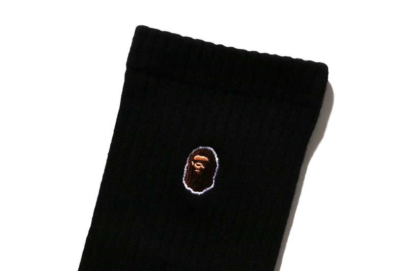 BAPE MENS APE HEAD ONE POINT SOCKS