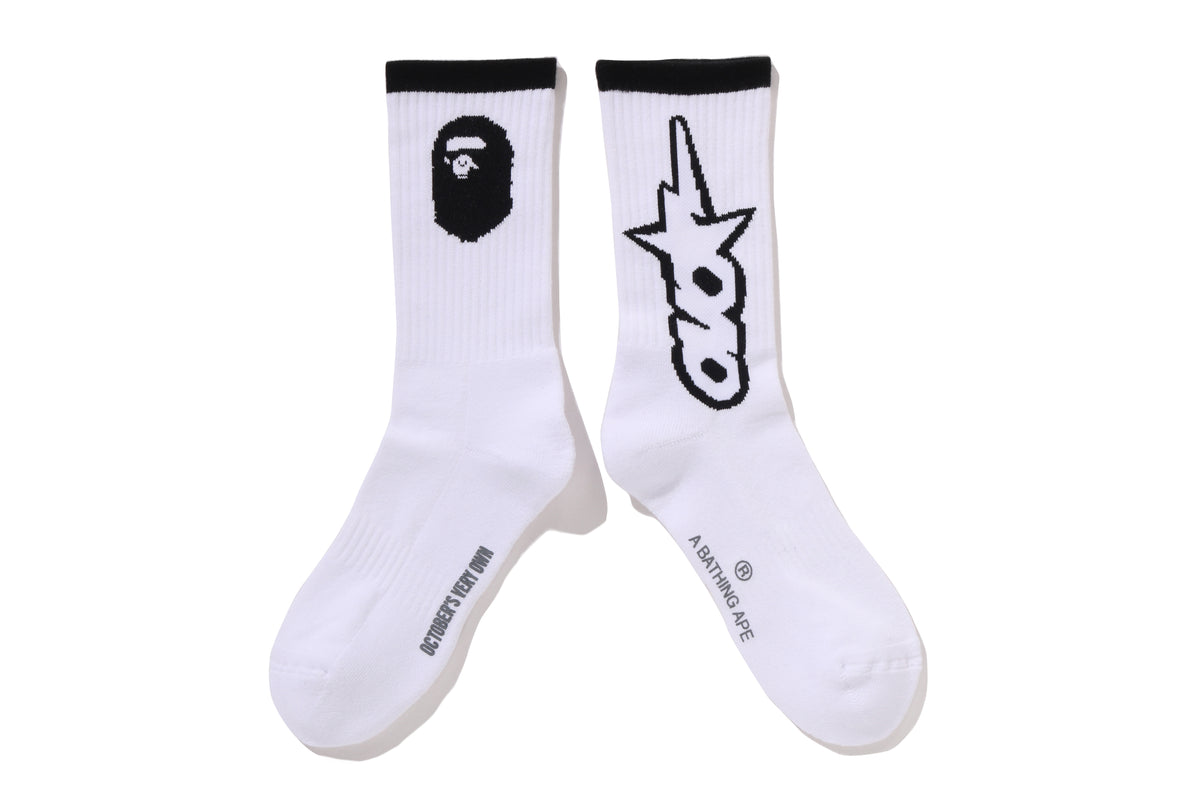 BAPE X OVO OVO STA ATHLETIC SOCKS