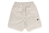 BAPE STRIPE WORK SHORTS