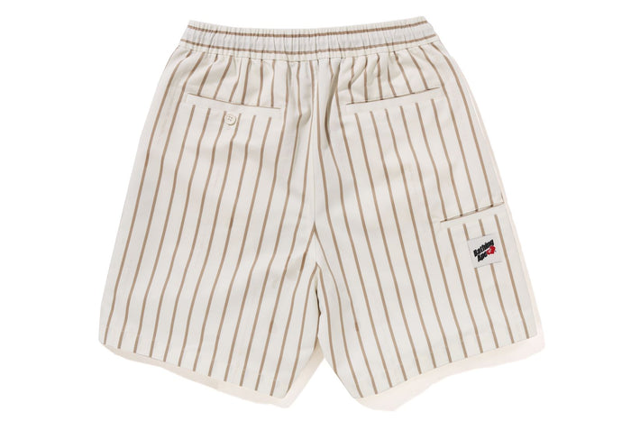 BAPE STRIPE WORK SHORTS