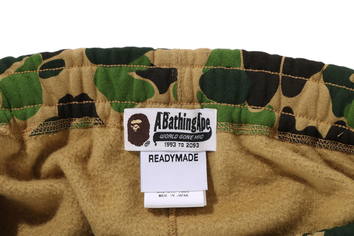 BAPE X READYMADE ABC CAMO EAGLE WIDE SWEAT SHORTS