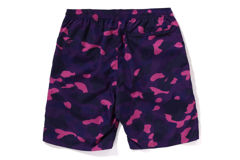COLOR CAMO APE HEAD ONE POINT BEACH SHORTS