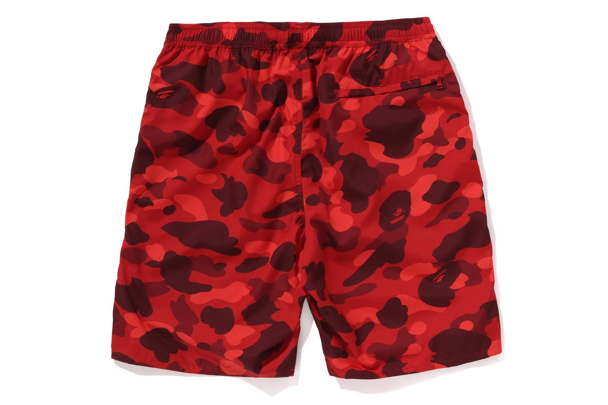 COLOR CAMO APE HEAD ONE POINT BEACH SHORTS