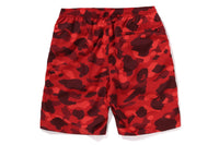 COLOR CAMO APE HEAD ONE POINT BEACH SHORTS