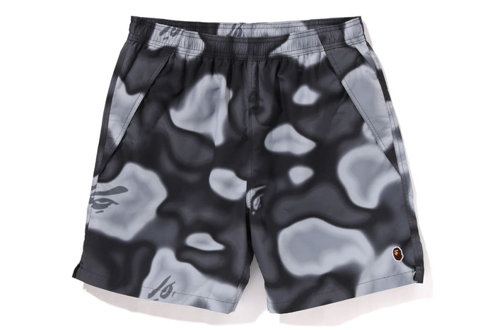 LIQUID CAMO ONE POINT BEACH SHORTS