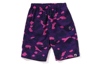 COLOR CAMO APE HEAD ONE POINT BEACH SHORTS JUNIOR