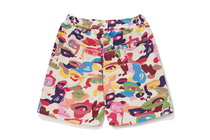 BAPE X KIDSUPER CAMO SWEAT SHORTS