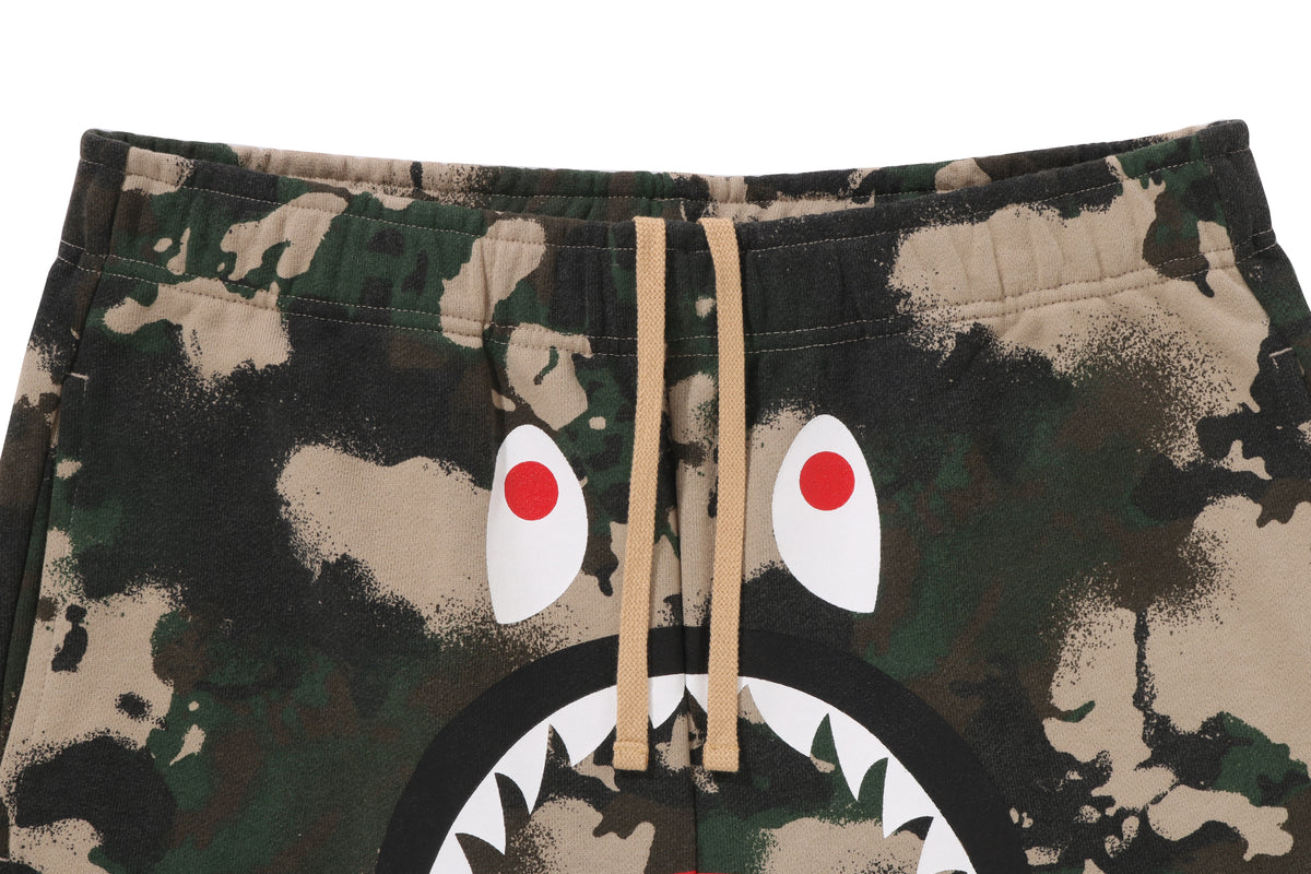 MAP CAMO REGULAR FIT SHARK SWEAT SHORTS