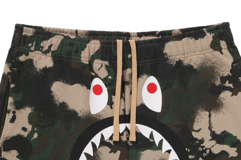 MAP CAMO REGULAR FIT SHARK SWEAT SHORTS