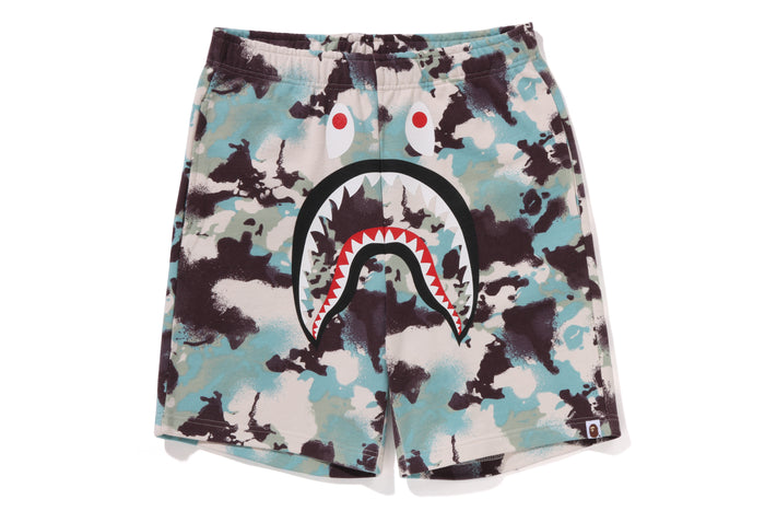 MAP CAMO REGULAR FIT SHARK SWEAT SHORTS