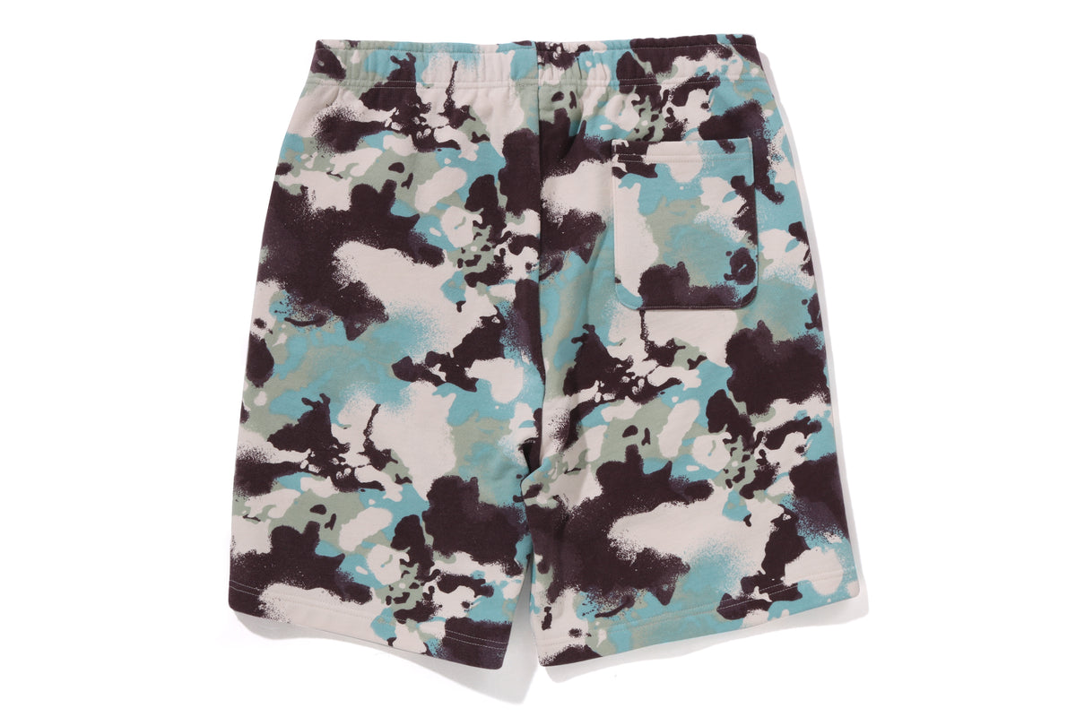 MAP CAMO REGULAR FIT SHARK SWEAT SHORTS