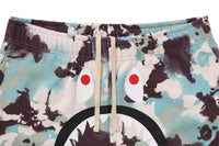 MAP CAMO REGULAR FIT SHARK SWEAT SHORTS