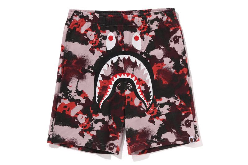MAP CAMO REGULAR FIT SHARK SWEAT SHORTS