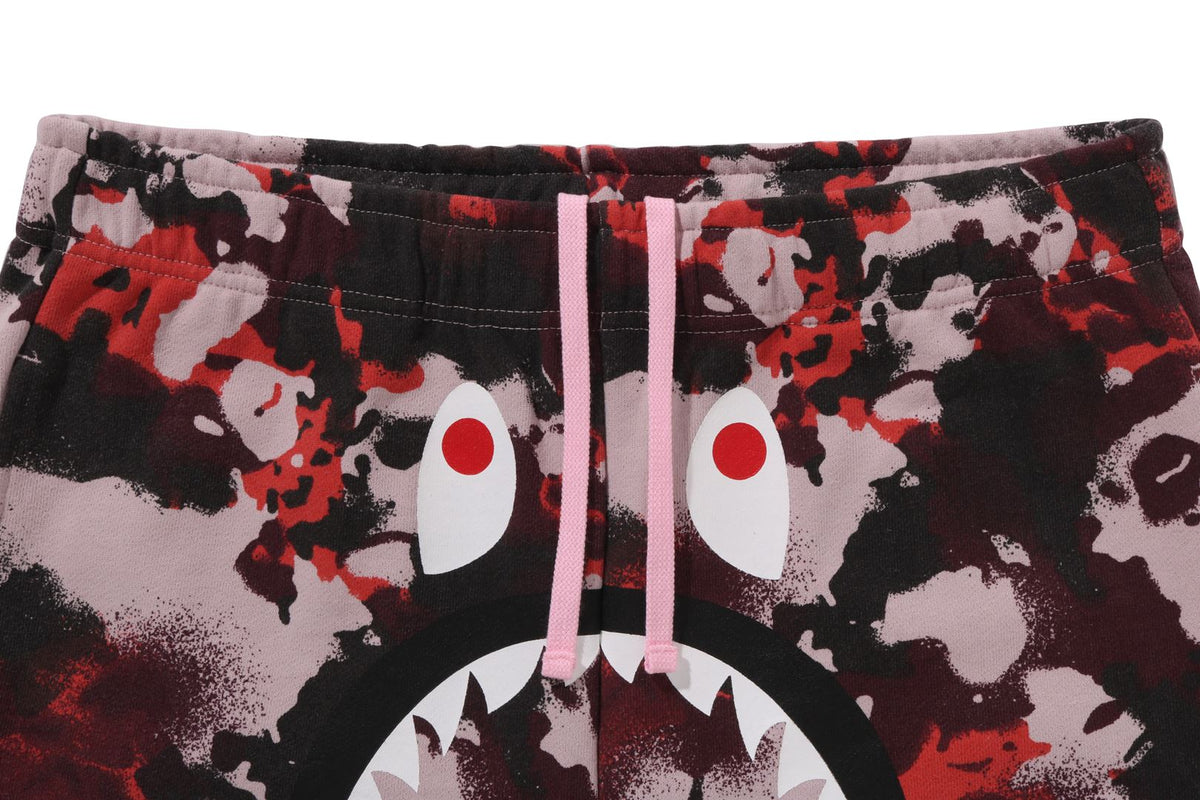 MAP CAMO REGULAR FIT SHARK SWEAT SHORTS