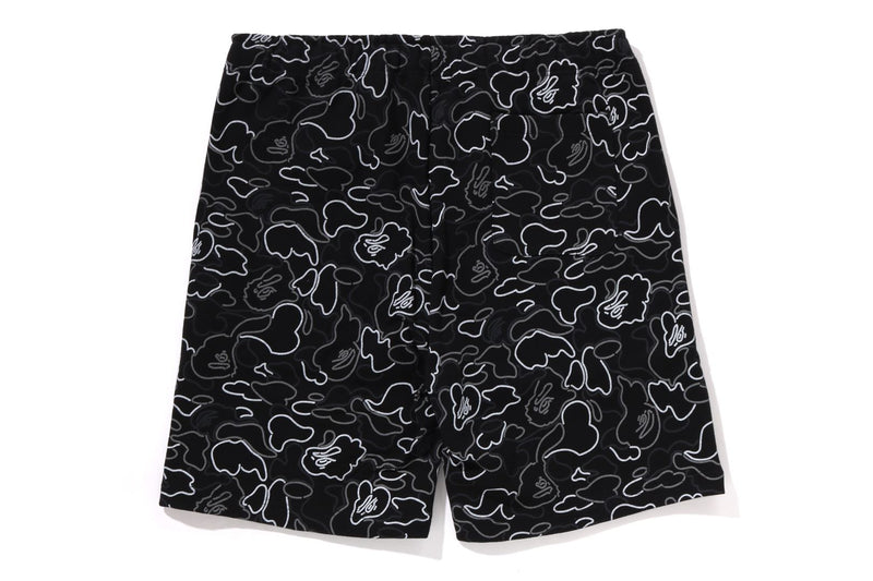 NEON CAMO REGULAR FIT SWEAT SHORTS