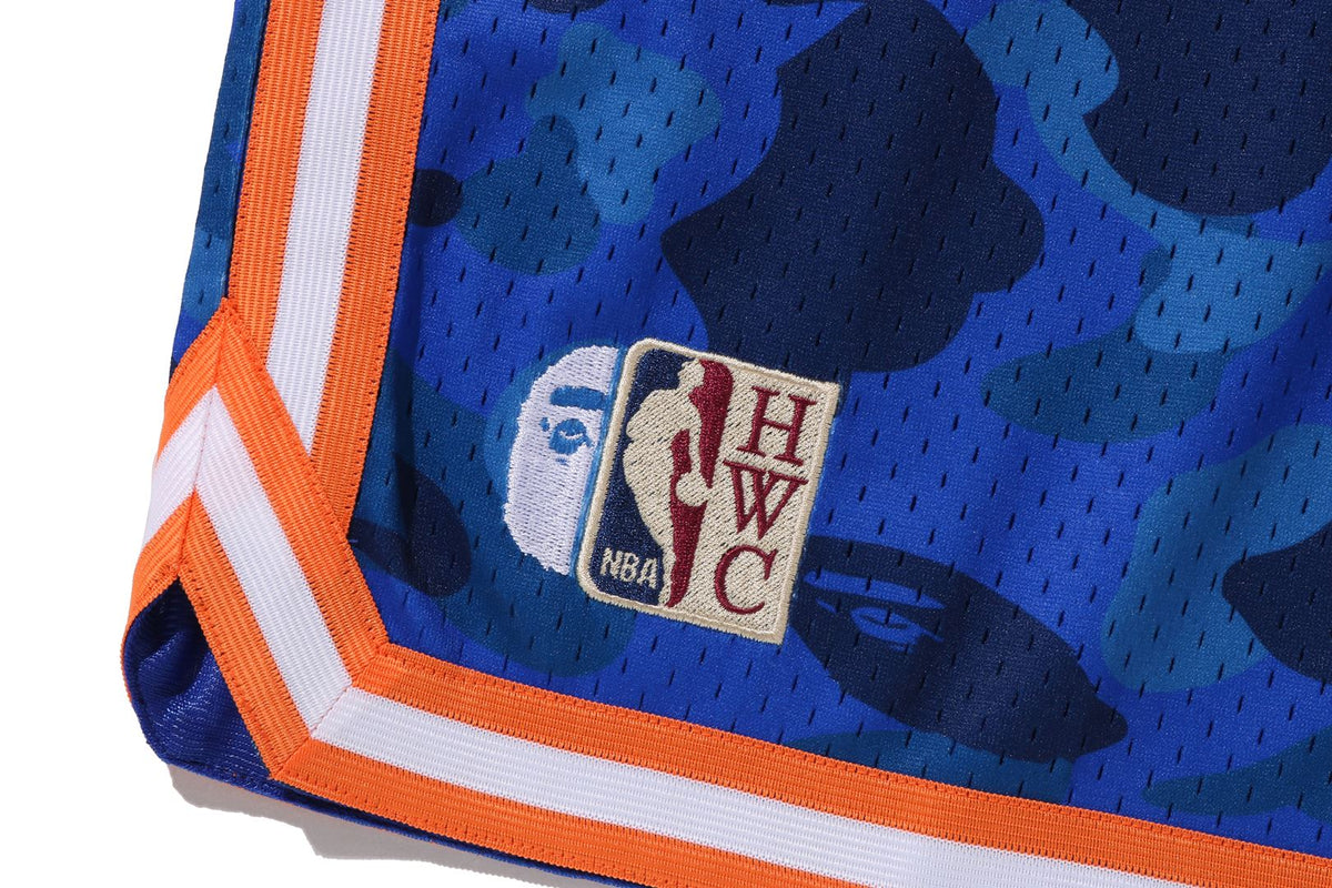 BAPE X M&N NBA - NEW YORK KNICKS SWINGMAN SHORTS