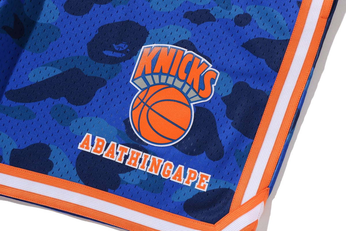 BAPE X M&N NBA - NEW YORK KNICKS SWINGMAN SHORTS