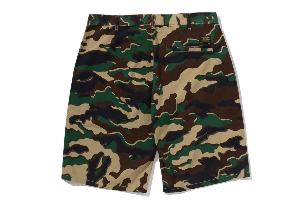 GLITCH WOODLAND CAMO SHORTS